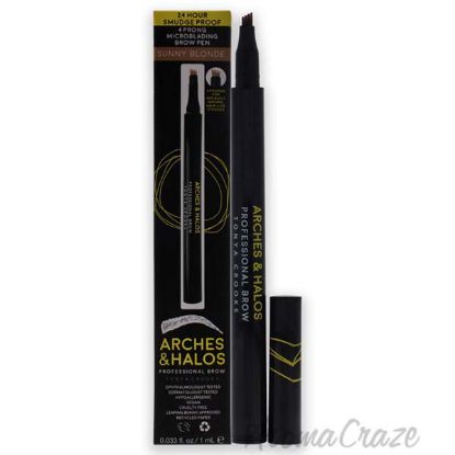 Picture of Microblading Brow Shaping Pen - Sunny Blonde by Arches and Halos for Women - 0.033 oz Eyebrow Pen