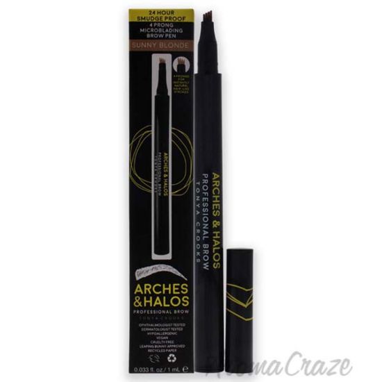 Picture of Microblading Brow Shaping Pen - Sunny Blonde by Arches and Halos for Women - 0.033 oz Eyebrow Pen