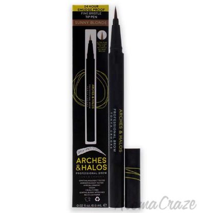 Picture of Fine Bristle Tip Pen - Sunny Blonde by Arches and Halos for Women - 0.02 oz Eyebrow Pen