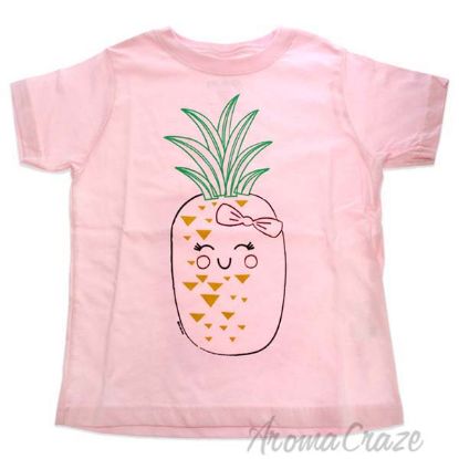 Picture of Girls Crew Tee Blushing Pineapples Balerina by DelSol for Kids 1 Pc T Shirt (3T)