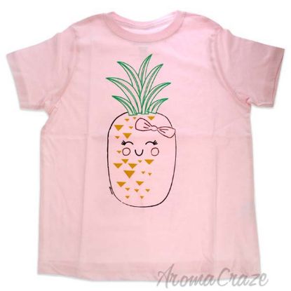 Picture of Girls Crew Tee Blushing Pineapples Balerina by DelSol for Kids 1 Pc T Shirt (4T)