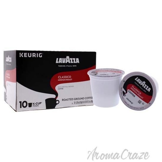 Picture of Classico Medium Roast Ground Coffee Pods by Lavazza for Unisex - 10 x 0.34 oz Coffee
