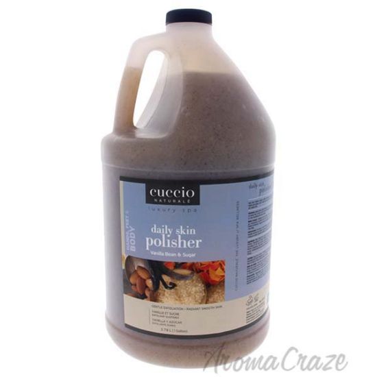 Picture of Luxury Spa Daily Skin Polisher - Vanilla Bean and Sugar by Cuccio for Unisex - 1 Gallon Scrub