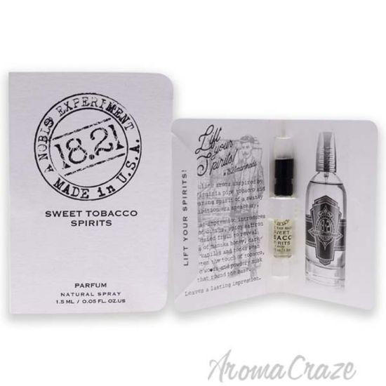 Picture of Spirits - Sweet Tobacco by 18.21 Man Made for Men - 0.05 oz Parfum Spray Vial (Mini)
