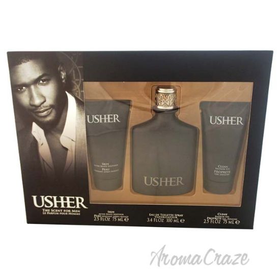 Picture of Usher He by Usher for Men 3 Pc Gift Set 