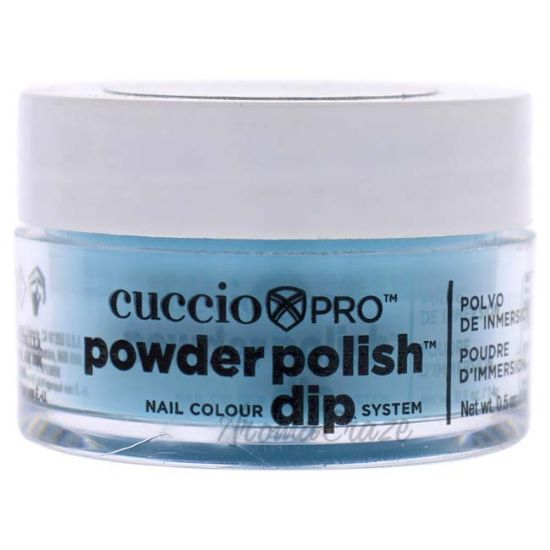 Picture of Pro Powder Polish Nail Colour Dip System Caribbean Sky Blue by Cuccio for Women 0.5 oz