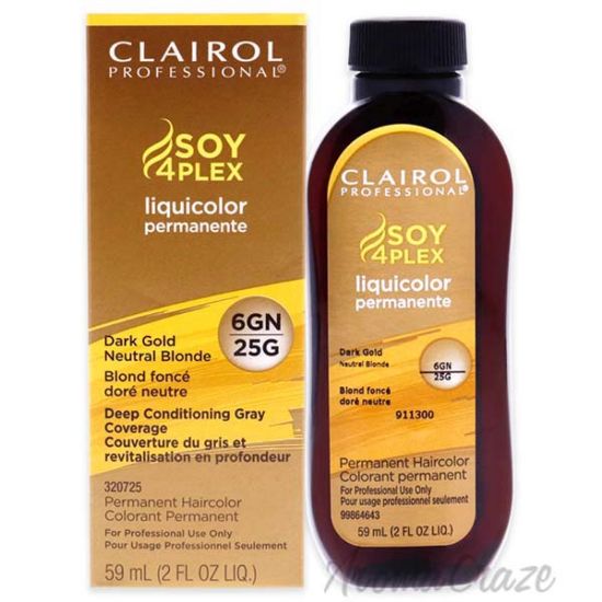 Picture of Professional Liquicolor Permanent Hair Color 25G Dark Gold Neutral Blonde by Clairol for Unisex 2 oz Hair Color
