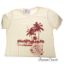 Picture of Womens Boyfriend Tee Palms And Floral Sunset by Delsol for Women 1 Pc T Shirt (2XL)