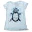 Picture of Kids Premium Crew Tee Pineapples Ice Blue by DelSol for Kids 1 Pc T Shirt (YXS)