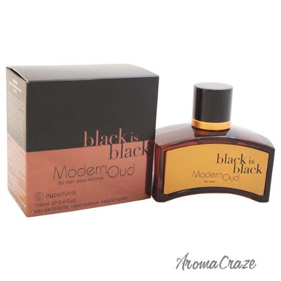 Picture of Black is Black Modern Oud by Nuparfums for Men 3.4 oz EDT Spray