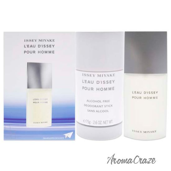 Picture of Leau Dissey by Issey Miyake for Men 2 Pc Gift Set 2.5oz EDT Spray, 2.6oz Deodorant Stick