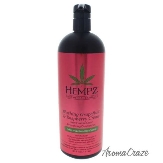 Picture of Blushing Grapefruit Raspberry Creme Color Preserving Condition by Hempz for Unisex 33.8 oz Conditioner