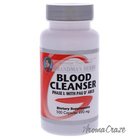 Picture of Blood Cleanser Phase I Capsules by Grandmas Herbs for Unisex 100 Count Dietary Supplement