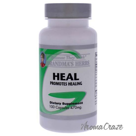 Picture of Heal Capsules by Grandmas Herbs for Unisex 100 Count Dietary Supplement