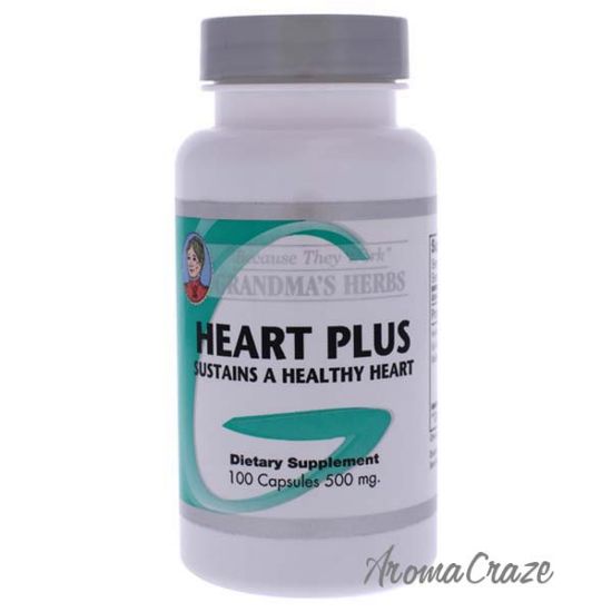 Picture of Heart Plus Capsules by Grandmas Herbs for Unisex 100 Count Dietary Supplement