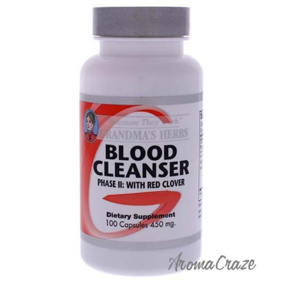 Picture of Blood Cleanser Phase II Capsules by Grandmas Herbs for Unisex 100 Count Dietary Supplement