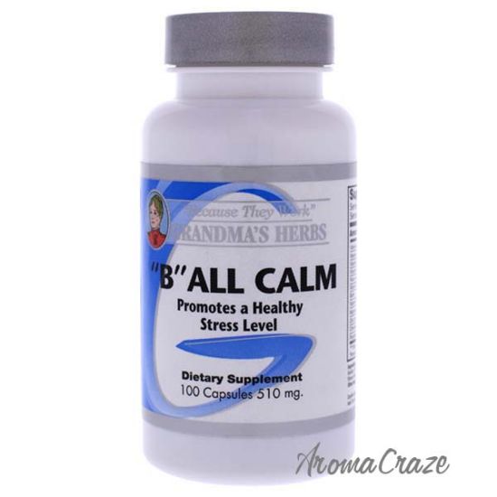 Picture of B All Calm Capsules by Grandmas Herbs for Unisex 100 Count Dietary Supplement