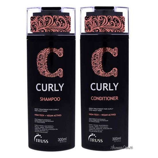 Curly Shampoo and Conditioner Kit by Truss for Unisex - 2 Pc Kit