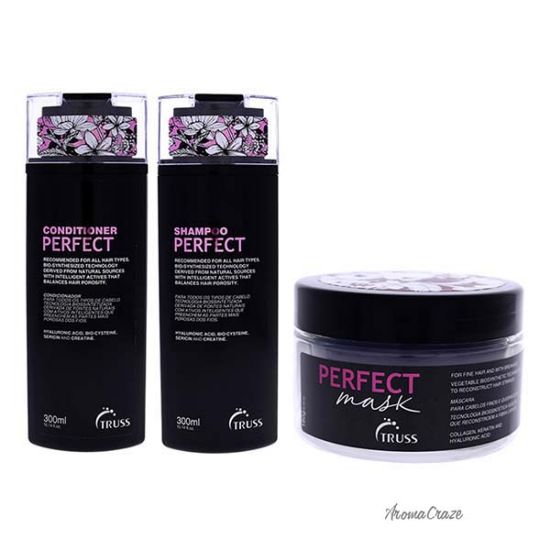 Perfect Shampoo and Conditioner and Mask Kit by Truss for Unisex - 3 Pc Kit
