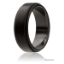 Picture of Silicone Wedding Ring - Step Edge Style - Black by ROQ for Men - 9 mm Ring