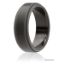Picture of Silicone Wedding Ring - Step Edge Style - Grey by ROQ for Men - 9 mm Ring