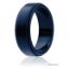 Picture of Silicone Wedding Ring - Step Edge Style - Blue by ROQ for Men - 9 mm Ring