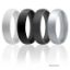 Picture of Silicone Wedding 6mm Smooth Ring by ROQ for Men - 14 mm Ring