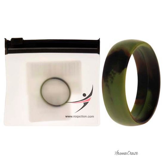 Picture of Silicone Wedding Ring - Camo by ROQ for Men - 14 mm Ring
