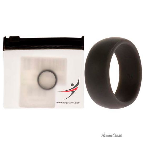 Picture of Silicone Wedding Ring - Grey by ROQ for Men - 7 mm Ring