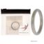 Picture of Silicone Wedding Stackble Point Single Ring - Silver by ROQ for Women - 11 mm Ring