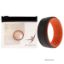 Picture of Silicone Wedding 2Layer Lines Ring - Orang-Grey by ROQ for Men - 11 mm Ring
