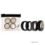 Picture of Silicone Wedding 2Layer Lines Ring Set - Silver-Camo by ROQ for Men - 4 x 11 mm Ring