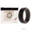 Picture of Silicone Wedding 2Layer Step Ring - Grey-Black by ROQ for Men - 11 mm Ring