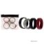 Picture of Silicone Wedding Twin Step Ring Set - Bordeaux by ROQ for Men - 4 x 16 mm Ring