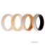 Picture of Silicone Wedding 2Layer Ring Set - Bride by ROQ for Women - 4 x 7 mm Ring