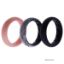 Picture of Silicone Wedding BR Solid Ring Set - Marble by ROQ for Women - 3 x 6 mm Ring