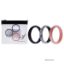 Picture of Silicone Wedding BR Solid Ring Set - Marble by ROQ for Women - 3 x 11 mm Ring