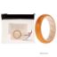 Picture of Silicone Wedding BR Solid Ring - White-Gold by ROQ for Women - 6 mm Ring