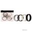 Picture of Silicone Wedding BR 8mm Edge Ring Set - Basic-Marble by ROQ for Men - 4 x 15 mm Ring