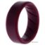 Picture of Silicone Wedding BR Step Ring Set - Basic-Bordo by ROQ for Men - 7 mm Ring