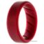 Picture of Silicone Wedding BR Step Ring Set - Basic-Bordo by ROQ for Men - 8 mm Ring