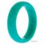 Picture of Silicone Wedding BR Solid Ring - Basic-Turquoise by ROQ for Women - 7 mm Ring