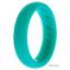 Picture of Silicone Wedding BR Solid Ring - Basic-Turquoise by ROQ for Women - 8 mm Ring