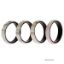 Picture of Silicone Wedding 2Layer Ring Set - Bordo-Marble by ROQ for Women - 4 x 10 mm Ring