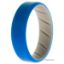 Picture of Silicone Wedding BR 8mm Edge Ring - Grey-Blue by ROQ for Men - 15 mm Ring