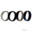 Picture of Silicone Wedding BR 8mm Edge Ring Set - Black-Blue-Camo by ROQ for Men - 4 x 12 mm Ring