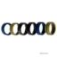 Picture of Silicone Wedding BR Middle Line Ring Set - Basic-Olive by ROQ for Men - 6 x 7 mm Ring