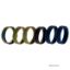 Picture of Silicone Wedding BR Middle Line Ring Set - Basic-Olive by ROQ for Men - 6 x 16 mm Ring