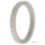Picture of Silicone Wedding Stackble Lines Single Ring - Silver by ROQ for Women - 5 mm Ring