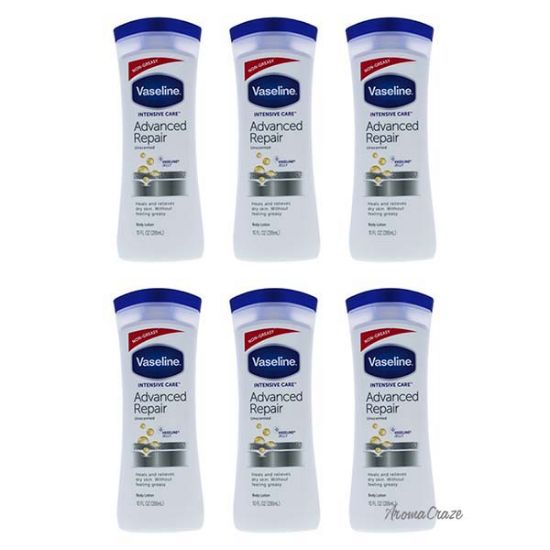 Intensive Care Advanced Repair Body Lotion by Vaseline for Unisex - 10 oz Body Lotion - Pack of 6